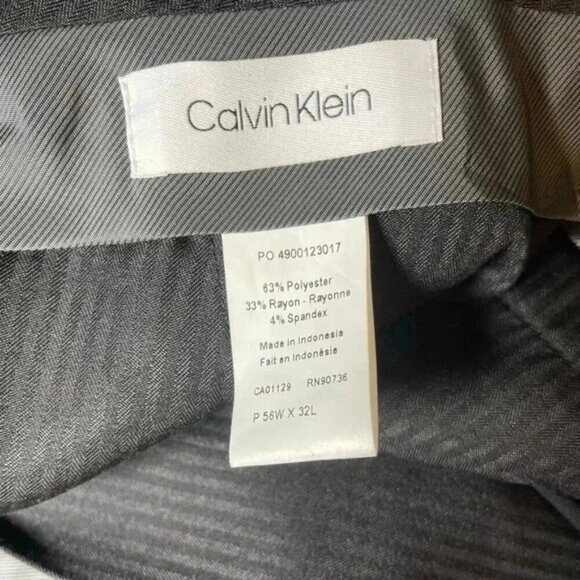 Calvin Klein black dress pants sz 56x32 - Picture 4 of 4